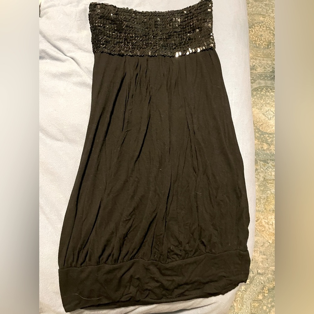 Forever 21 strapless sequins dress